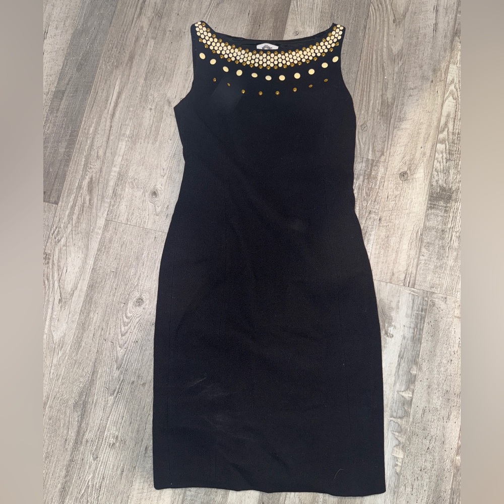Moschino Aeffe Spa 100% Virgin Wool Women’s Dress